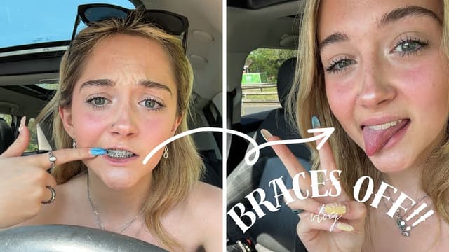 Come with me to get my braces removed | Vlog | Day in the life